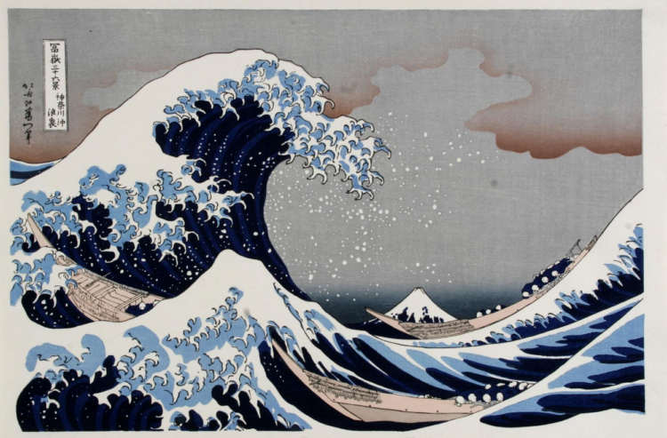 Hokusai Prent
